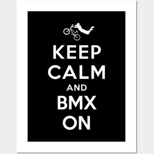 Keep Calm and BMX On Posters and Art